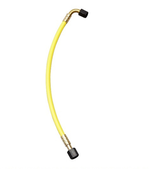 Yellow Jacket 12 in. High Temperature Pressure Control Hose 1/4 in. Str. x 90 Deg. - 78712