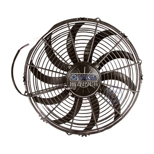 Omega Fan Assembly Puller Skewed Blade 14-in 24V 160W Standard REV - 25-14896