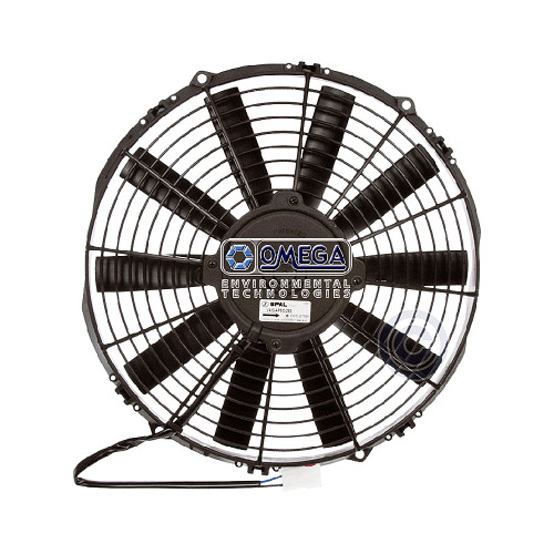 Omega Fan Assembly Pusher Straight Blade 12-in 24V 160W Standard - 25-14809-24-S