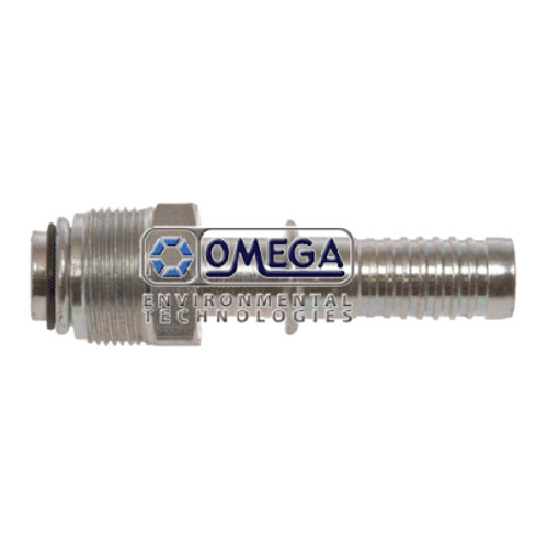 Omega Straight O-Ring Type Steel Fitting No. 6 Air-O-Crimp - 35-AN1401 Omega Straight O-Ring Type Steel Fitting No. 6 Air-O-Crimp - 35-AN1401