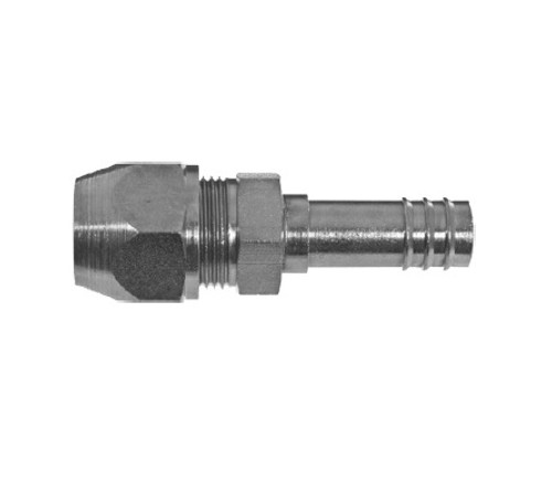 Omega Barbed Aluminum Straight Compression Fitting No. 8 - 35-12681