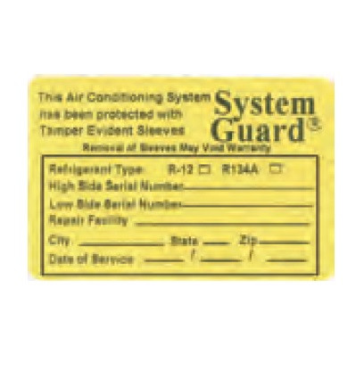 Santech System Guard Labels - 10 pcs - MT0458 by Omega