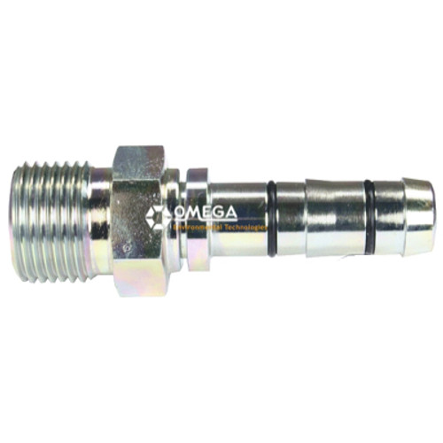 Omega No. 10 Straight Aeroquip EZ-Clip O-Ring Type Steel Fitting - 35-EZ1703 Omega No. 10 Straight Aeroquip EZ-Clip O-Ring Type Steel Fitting - 35-EZ1703