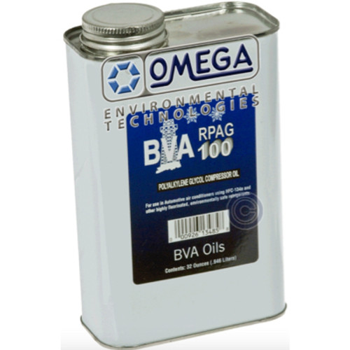 Omega Oil RPAG 100 Polyalkylene Glycol Compressor Oil Metal Can - 41-50059