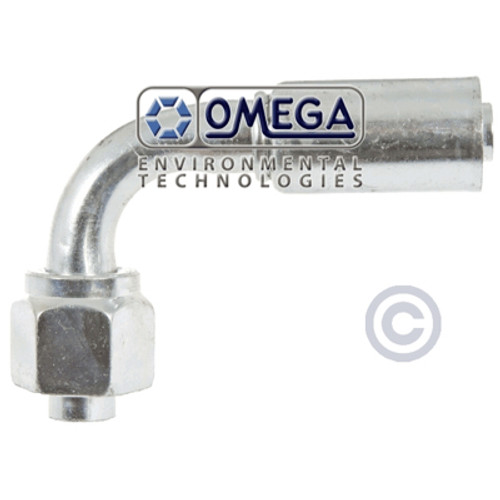 Omega No. 6 90 Deg. Beadlock Reduced Steel Fitting - 35-R1321-STL