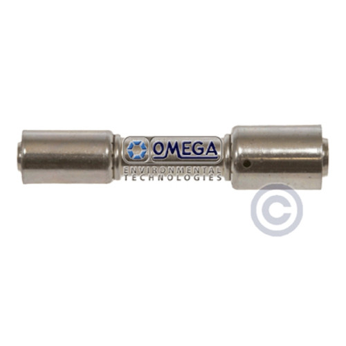 Omega No. 10 x No. 12 Straight Beadlock Reduced Splicer Steel Fitting - 35-R6107-STL