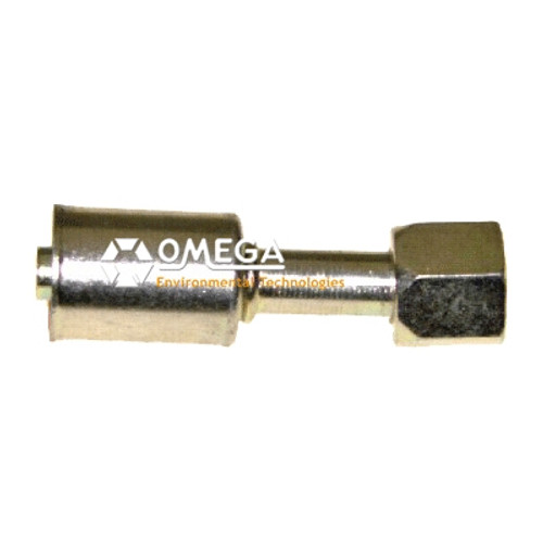Omega No. 8 Straight Beadlock Flare Steel Fitting - 35-S1102