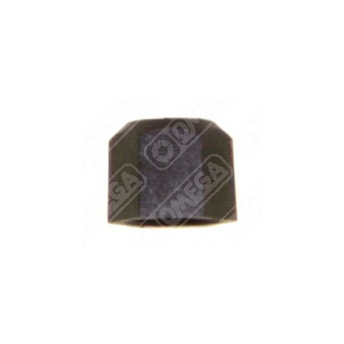 Omega Metric M12 x 1.25 Black Plastic Hex Cap with Seal - 40-10278