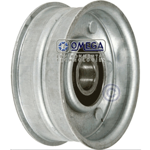 Omega Plastic Idler Pulley with Flat 1 1/8 in. Grooves and 3.25 in. Diameter - 38-33408