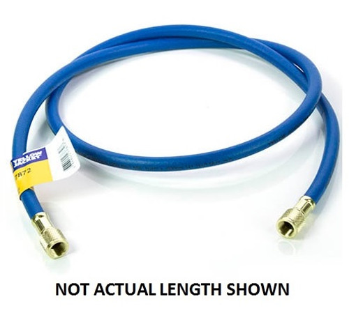 Yellow Jacket B-36 in. Blue Plus II B Charging Hose 3/8 in. Straight Flare x 3/8 in. Straight Flare - 27836