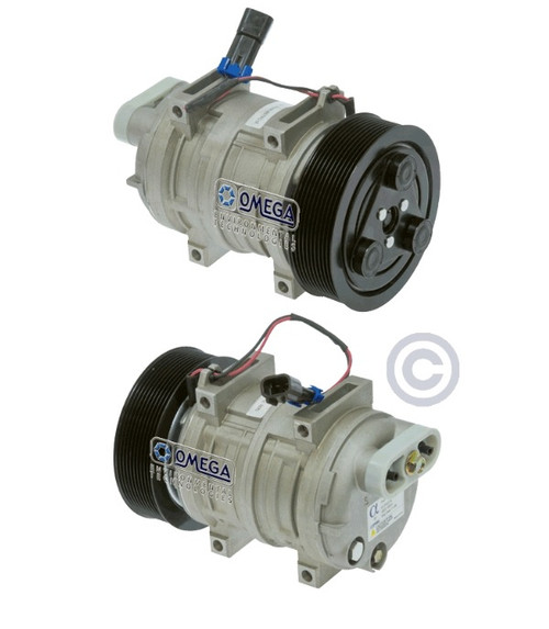 Omega Compressor Model HP210 12V with 141mm Clutch Diameter and Pad Fitting - 20-67269-HP