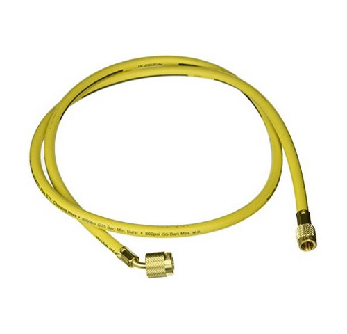 Yellow Jacket AAS-72 in. Yellow Automotive Manifold Hose SealRight Str. x 45 Deg. for R-134a Systems - 27472