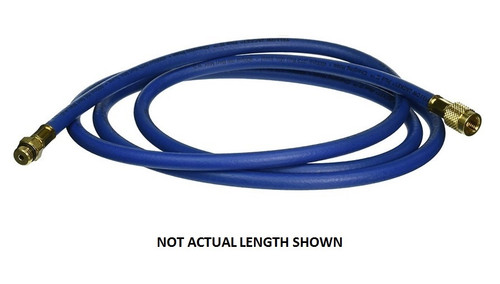 Yellow Jacket AAM-48 in. Blue Automotive Manifold Hose 1/2 in. Fe. Acme x 14mm Male for R-134a Systems - 27248