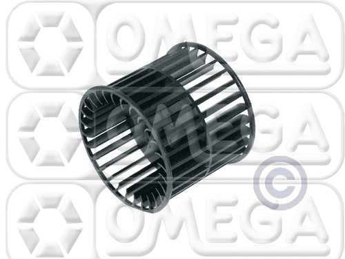 Omega Double Plastic Blower Motor Wheel CW 3 1/2in - 28-01533