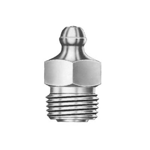 Lincoln 1/4 in. NPT Straight Boxed Grease Fitting 15/16 in. - Box of 100 - 5050C