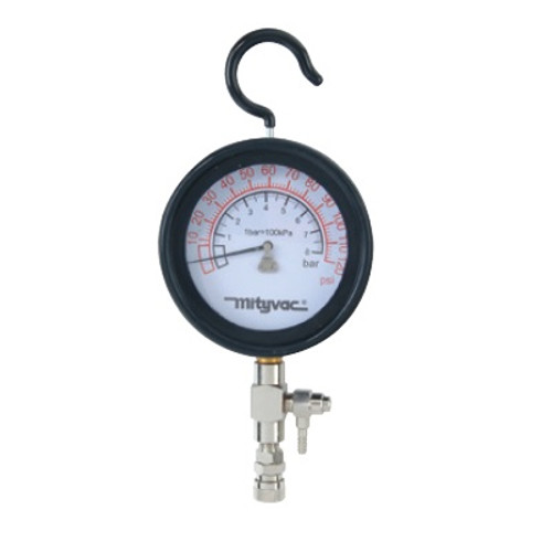 Mityvac High Pressure Gauge 0-8 Bar - 824266 by Lincoln