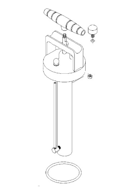 Mityvac Lid with Pump Assembly for MV6400, MV6410 and MV6840 - 801230 by Lincoln