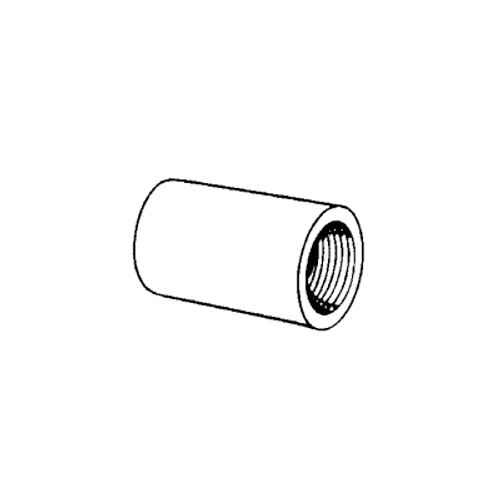 Lincoln Steel Coupling with 1/8 in. NPTF Female x 1/8 in. NPTF Female Thread - 67063