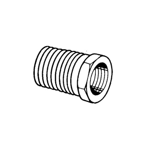 Lincoln Steel Reducing Bushing with 1/2 in. NPTF Female x 3/4 in. NPTF Male Thread - 67171