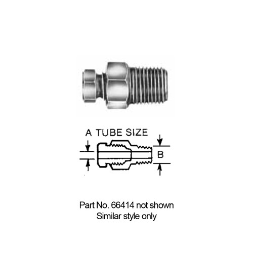 Lincoln Tube Connector Style 2 1/8-in. NPT 90 degrees - 66414