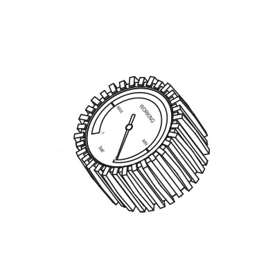 Lincoln Vacuum Gauge for 3637 - 278338