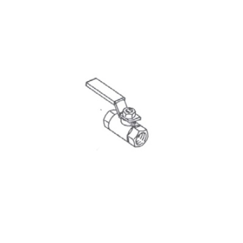Lincoln 3/8 in. x 3/8 in. Ball Valve for 4100 and 4102 - 277419
