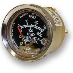 Murphy 0-30 PSI Mechanical Differential Pressure Swichgage 2 in. w/ Polycarbonate Case - A20DP-30