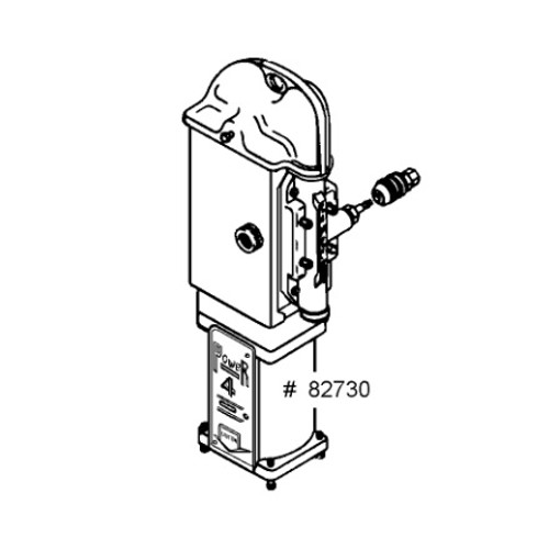 Lincoln PowerMaster Air Motor 4-1/4 in. 110mm for Model 83496 - 82730