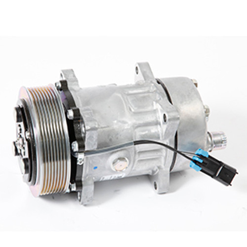 Sanden OEM SD7H15 Compressor 12V R-134a with KC Head Type and PV8 Clutch Type - 1401382 by Kysor