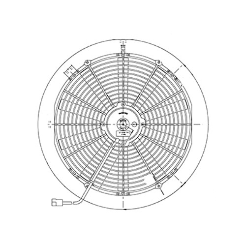 Kysor Axial Fan 385mm Diameter 12V - 1099153