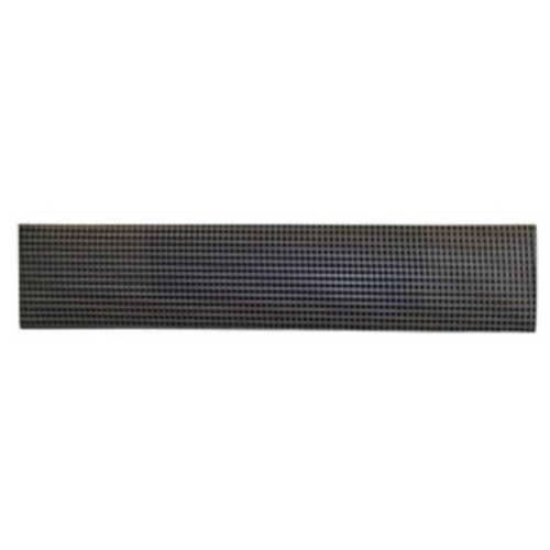 Kysor Air Filter 4 5/8 in. x 22 1/4 in. x 7/16 in. Black Filter Foam with Fire Retardant with Plastic Screen 1-Sided  - 3475019