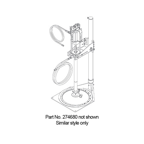 Lincoln Pump Hoist Assembly for PowerMaster III Pumps - 274680