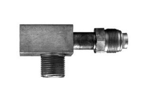 Red Dot No. 10 O-Ring Tee Block Fitting with Swivel Nut - 70R2201 / RD-5-4527-0P