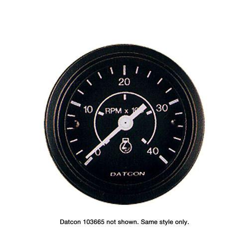 Datcon - 3 3/8-in. Tachometer Gauge 0-4000 RPM - 103665 (100232)