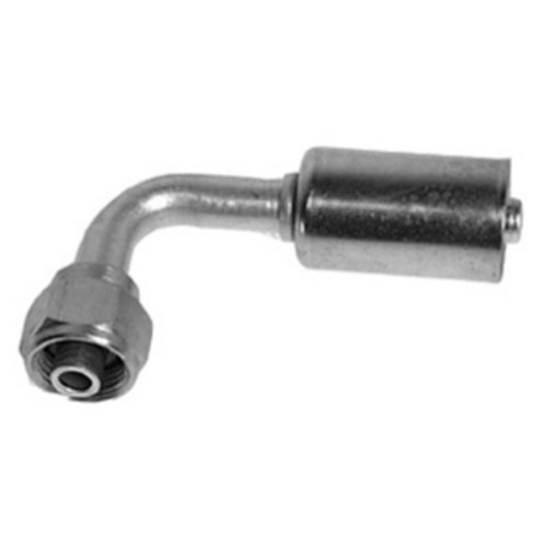 Kysor 90 Deg. Beadlock Female O-Ring Fitting 6 x 8 with 13/32 in. Hose I.D. - 2612296