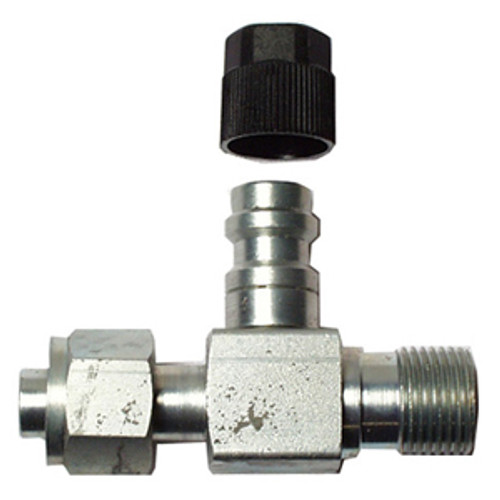 Diesel Kiki and Sanden R-12/R-134a No. 8 Compressor Service Valve with 3/4 in.-16 Thread - 1408049 by Kysor 