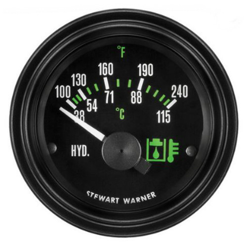 Stewart Warner 2-1/16 in. Electric Water Temperature Gauge - 82740