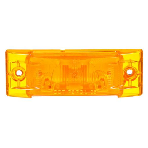 Truck-Lite 21200Y Super 21 Series 1 Bulb Yellow Rectangular Incandescent Marker Clearance Light 12V