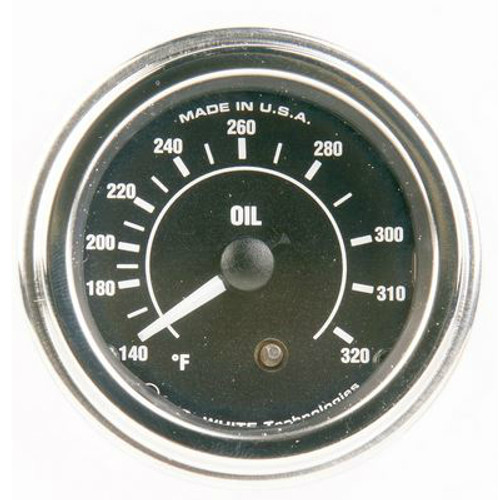 Mr. Speedometer 2-1/16 in. Diamond Chrome Mechanical Oil Temperature Gauge 140 - 320F with 72 in. Capillary Tube - HG171