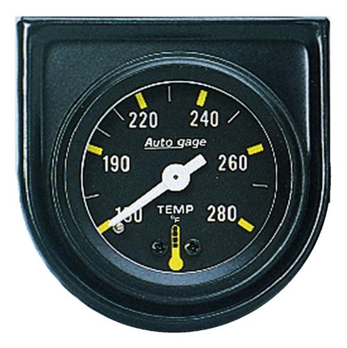 Autometer Autogage 1-1/2 in. Water Temperature Gauge with 100-280 Degrees F Range - 2352