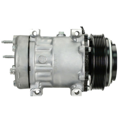 Sanden SD7H15-Super HD Compressor 12V CW with 125mm 6GR Clutch and 2-Wire - 5347S by MEI