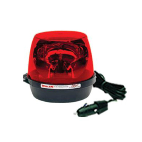 Whelen Rota-Beam Red Rotating Halogen Beacon 12V with Magnetic Mount - WFRB6PRM by Superior Signal