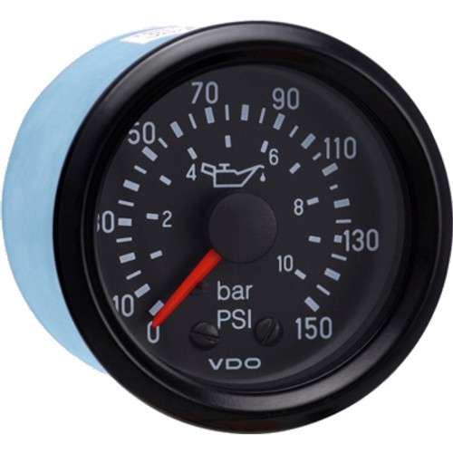 VDO Cockpit International 150 PSI/10 Bar Mechanical Oil Pressure Gauge 12V - Bulk Pkg - 150-904B