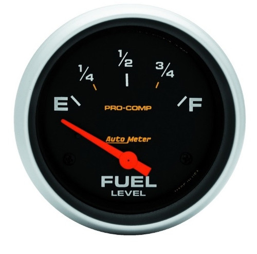 Autometer Pro-Comp 2-5/8 in. Fuel Level Gauge with 240-33 Ohms Range - 5417