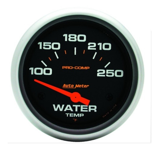 Autometer Pro-Comp 2-5/8 in. Water Temperature Gauge with 100-250 Deg. F - 5437