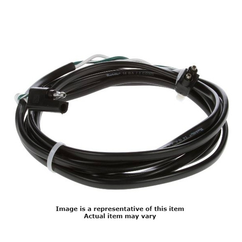 Truck-Lite 50 Series 14 Gauge 2 Plug 144 in. ABS Harness with 2 Position .180 Bullet and PL-10 - 52200 0156