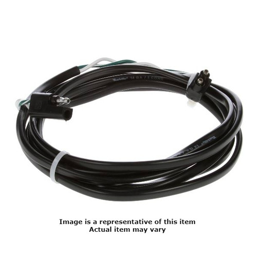 Truck-Lite 50 Series 14 Gauge 2 Plug 144 in. ABS Harness with 2 Position .180 Bullet and PL-10 - 52200 0168