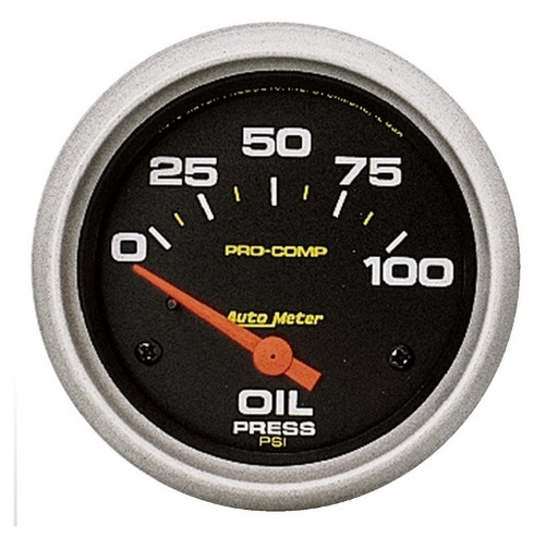 Autometer Air-Core Pro-Comp 2-5/8 in. Oil Pressure Gauge 0-100 PSI - 5427