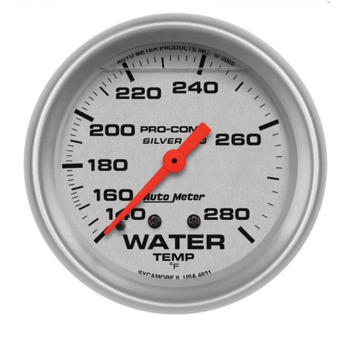 Autometer Mechanical Pro-Comp 2-5/8 in. Water Temperature Gauge 140-280F - 4631