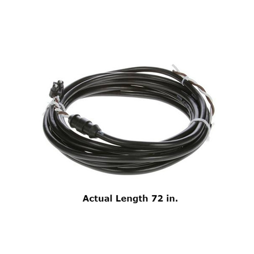 Truck-Lite 50 Series 14 Gauge 1 Plug 72 in. Marker Clearance Harness with PL-10 and Blunt Cut - 50304-0072